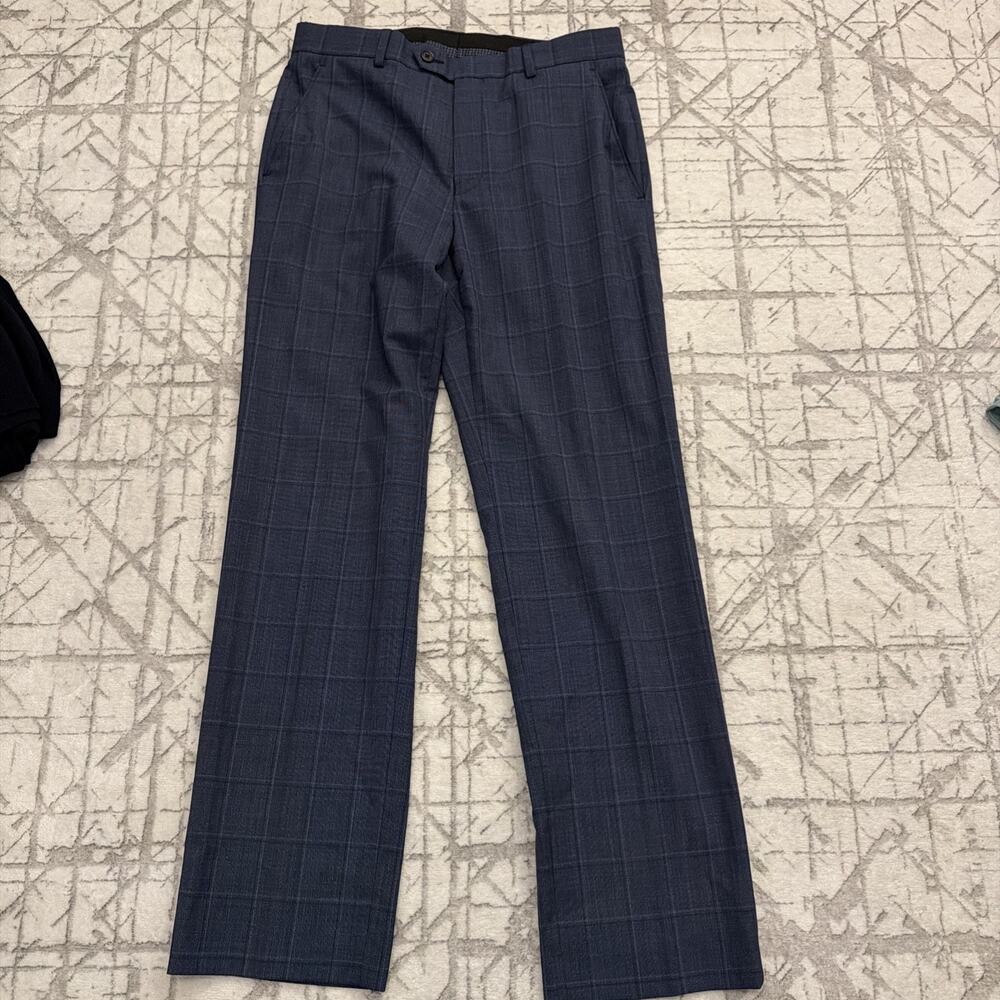 Lauren Ralph Lauren 30Wx30L Wool Blend‎ Plaid Suit Separates Men's Dress Pants